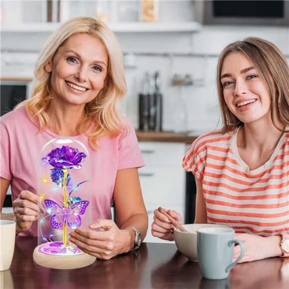 Valentines Day Gifts for Her,Valentines Day Flowers Gifts for Mom Women - Picture 3 of 7